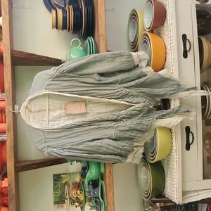 💥SOLD💥Magnolia Pearl Gauze linen duster.